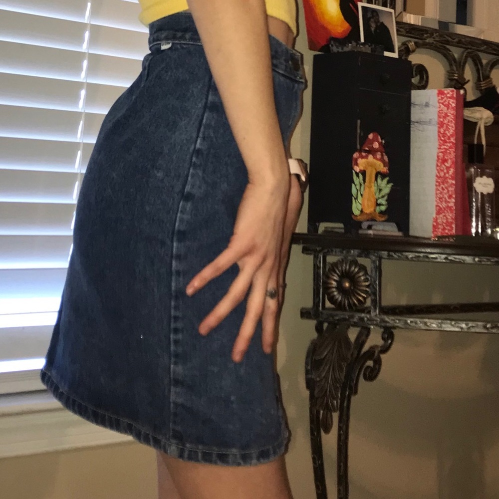 Vintage GUESS Georges Marciano denim pencil skirt